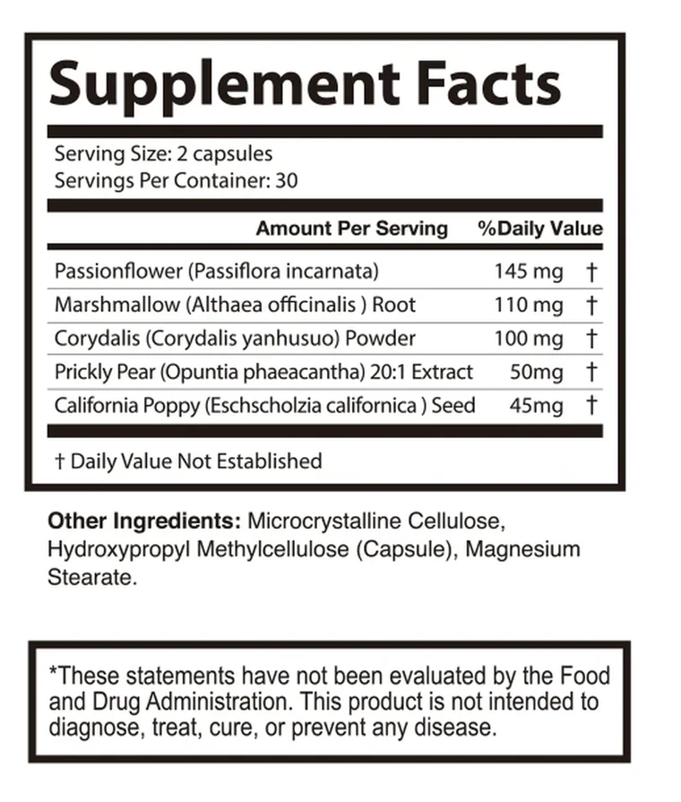 Neuro Salt supplement facts panel printed on the bottle
